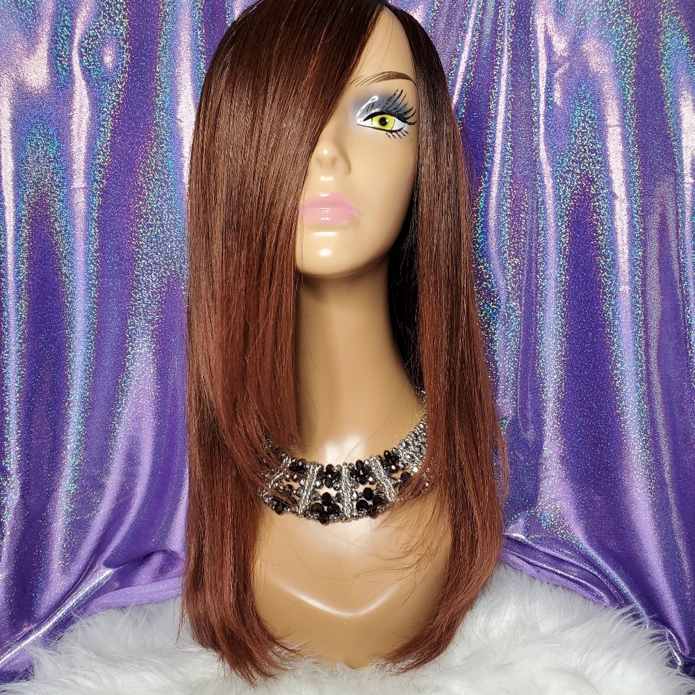 Cuticle 4 Pieces Clip-Ons Hair Extensions 3 Tone Ombre 16"